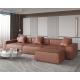 Customize Modern Combination Furniture Business Minimalist Style Living Room Villa Hotel Luxury Leather Sofa