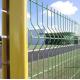 Yellow 3D Wire Mesh Fence ISO9001 Welded Wire Mesh Garden Fence