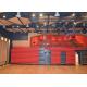 Upholstered Folding Seating System , Indoor Gym Bleachers Power Bench W / O Backrest