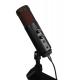 Matt Black USB Recording Microphone 20Hz-20KHz Cardioid Microphone For Streaming