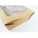 Cardboard Paper Recyclable To Go Containers 26oz / 32oz With Transparent Window