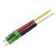 Green Fiber Optic Connector LC 2.0mm UPC/APC Duplex Connector
