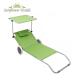 147x52x24cm Oxford Custom Color Foldable Beach Chair With Wheels And Umbrella