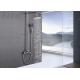 Modern Design Rainfall Shower System , Luxury Shower System ROVATE Polished Chrome