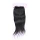 Elegant-wig Indian Straight Hair Silk Base Front Lace Closures With Baby Hair Factory Price