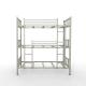 School Dormitory Adult Three Layers Bed Gray Color Metal Triple steel Bunk Beds
