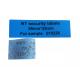 Custom Printing Tamper Evident Label Non Residue Security Seal Label