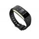smart bracelet CPU BT V4.0 BLE and 0.96 inch screen with 90ma Lithium-ion polymer rechargeable battery