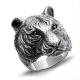 Mens Retro Thailand 925 Sterling Silver Ring with Tiger Design (XH052020)