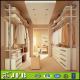 Walk in wardrobe cloakroom 2.6meter height aluminum anodized silver pole system closet