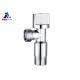 Oval Chrom Plated Toilet Angle Stop Valve For Toilet 145 PSI 2F