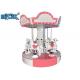 500W Amusement Park Rides Coin Operated Angel 6 Players Carousel Horse