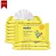 10PCS Pure Water Organic Baby Wipes Biodegradable Non Woven Fabric Unscented