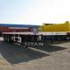 cargo flatbed trailers flatbed truck trailers with 3 axles flat decks trailer for sale