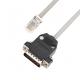 Panel Mount Cable H-DB 26P RJ45 8pin Network Cable Assembly samtec high speed cable