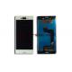White Cell Phone LCD Screen Replacement For  M4 Aqua Complete