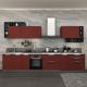 Waterproof Modern Modular Stainless Steel Kitchen Cabinet European Design