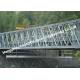 Multi - Span Single Lane Steel Bailey Bridges Structural Formwork Truss Construction