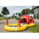 Tropic PVC Bounce Houses For Kids , Mini Pirate Bouncer With Swimming Pool