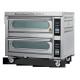 2 Deck 2 Trays 6.6KW 380V Bread Pizza Bakery Oven Machine