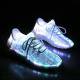 Rechargeable Fiber Optic LED Shoes For Adults Noval Material Wear - Resistant