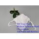 Durable Ffp 2 N95 Face Mask Lint Free White Color With Self Priming Filter