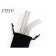 215*6mm Metal Bar Straws , Thick Stainless Steel Straws For Hot Drinks