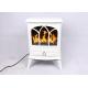 TPL-2008S-A1-3 Freestanding Electric Fireplace White Color For Bedroom / Office