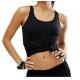 95% Bamboo 5% Spandex Ladies Gym Tank Tops Bamboo Gym Wear Scoop Neck