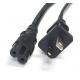 JIS C 8303 Standard Japan 2 Pin Figure 8 Power Cord IEC C7 With VFF Cable