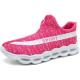 Adult Casual Womens Light Up Shoes Non - Slip , Pink Red Rechargeable LED Shoes