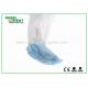 Non Slip PP Disposable use Shoe Cover Blue White Non-woven Comfortable and durable use