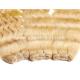 Hot Blonde 24 CURLY Hair Extensions for Sale, 60 CM #613 Curly Remy Human Hair Weaving Weft 100 Gram / Piece For Sale