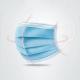 Earloop Style Disposable Face Mask , Breathable 3 Ply Non Woven Face Mask