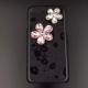 Hard PC Plum Skin Big Flower Drill Pasted Back Cover Cell Phone Case For iPhone 7 6s Plus