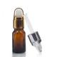 YUHUA 10ml Amber Glass Bottles 0.3 Oz Brown Essential Oil Bottle