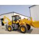 Multi Functional  0.7m3 55KW 4x4 Backhoe Loader