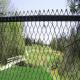 100ft 8ft 6ft Black Galvanized Chain Link Fence Galvanized Diamond Wire Mesh