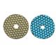 Colorful Dry Diamond Marble Polishing Pads High Durability Hook And Loop Backing