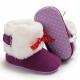 Hot selling warm cotton Bowknot red 0-2 years boy and girl Outdoor walking baby booties newborn