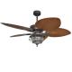 52 Inches Waterproof Ceiling Fan With Light 5 ABS Blades Weather Proof Ceiling