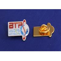 irregular custom make logo promotional printing badge, metal printing pin badge