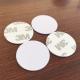 Iso14443A RFID Coin Tag , Hard Pvc On Metal  1k Tag Waterproof