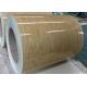 0.4MM Wood Grain Metal Roofing Construction Painted Coil