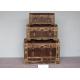 3 Pack Tailored L79.5 Wood Storage Trunks Chests