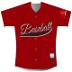 Full Button Front Custom Baseball Shirts , 300gsm Mens Baseball Clothes