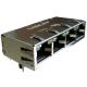 0826-1G4T-32 Multi-port RJ45 1x4 lan Rj-45 10/100/1000Base-T Gigabit Magjack