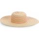 Striped Straw Sun Hat