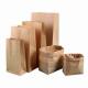 Durable Takeaway Grocery Paper Bags Kraft Brown Paper Bakery Bag Without Handle