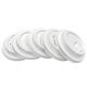 100% Recyclable Sugarcane Bagasse Screw On Lids For 8oz 12oz 16oz Cups